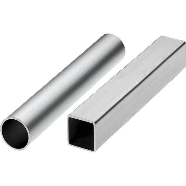 Square Tube D1=40 ±0, 3 L=500 Aluminum, Anodized, Kipp, Mfr#: K0493.4240X500
